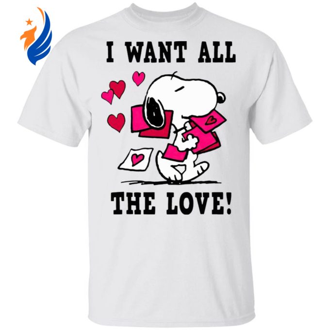 Peanuts Snoopy All the Love Valentine’s Shirt – Embrace the Cutest Valentine s Day Style! Peanuts Snoopy All the Love Valentine’s Shirt – Embrace the Cutest Valentine s Day Style!