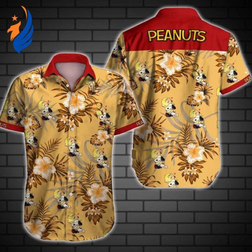 Stylish Snoopy Hawaiian Shirt: Embrace Summer Vibes with Peanuts Peacock Design Stylish Snoopy Hawaiian Shirt: Embrace Summer Vibes with Peanuts Peacock Design