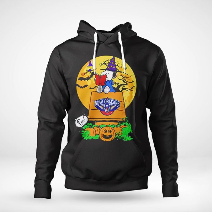 Pelicans Snoopy New Orleans Halloween Shirt: Long Sleeve Ladies Tee – Spooky and Stylish!