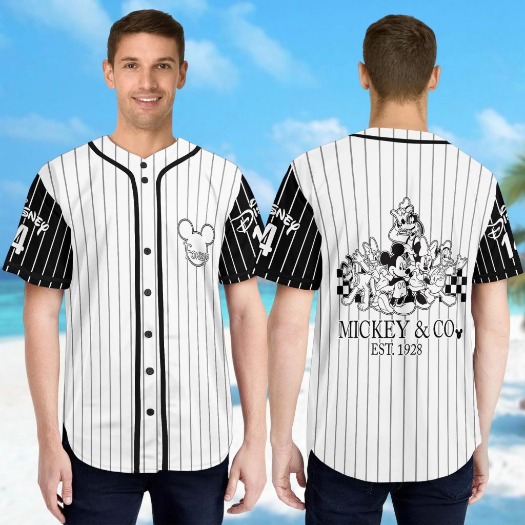 Custom Mickey and Friends Baseball Jersey: Personalize Mouse Family Tee Funny Basketball Jersey Magic Kingdom Shirt Custom Mickey and Friends Baseball Jersey: Personalize Mouse Family Tee Funny Basketball Jersey Magic Kingdom Shirt