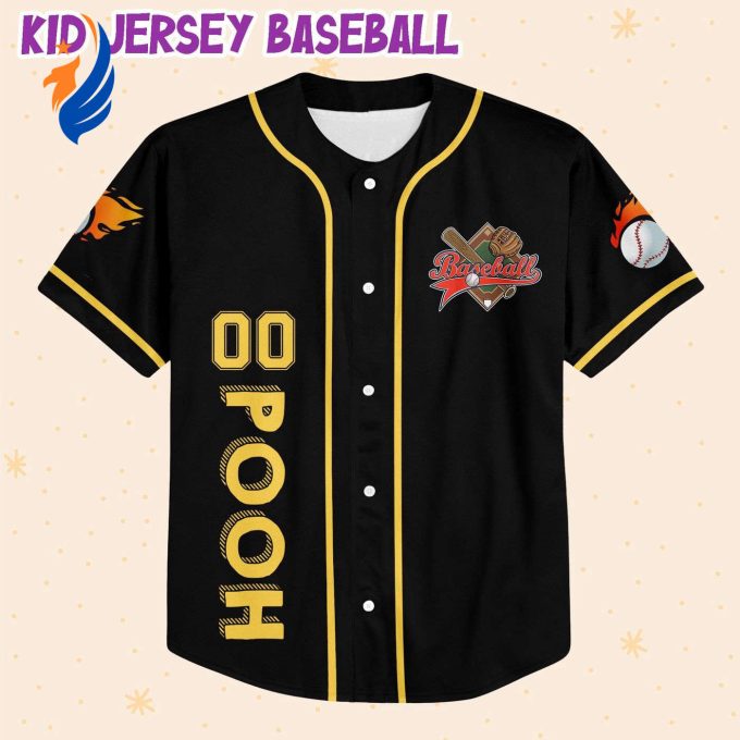Custom Baseball Jersey: Personalized Pooh vs Tigger Design – Stylish & Unique Baseball Apparel