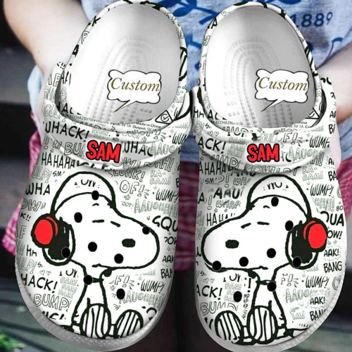 Personalized Clogs Snoopy Cartoon Clogs Clogs For Kids And Adults Personalized Clogs Snoopy Cartoon Clogs Clogs For Kids And Adults