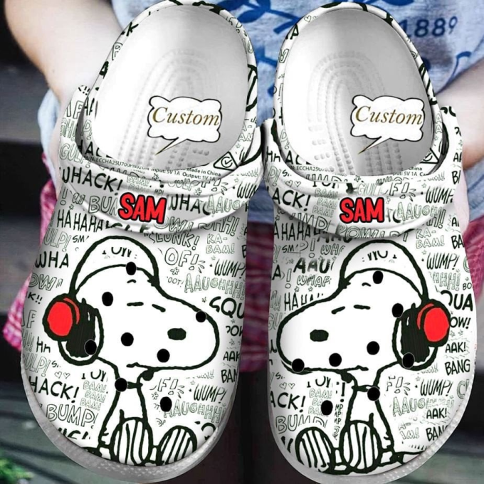 Personalized Clogs Snoopy Cartoon Clogs Clogs For Kids And Adults