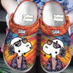 Personalized Cool Snoopy Colorful Clogs Shoes
