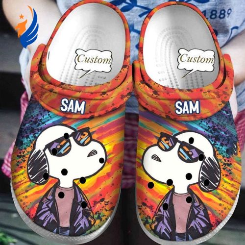 Personalized Cool Snoopy Colorful Clogs Shoes Personalized Cool Snoopy Colorful Clogs Shoes