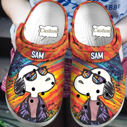 Personalized Cool Snoopy Colorful Clogs Shoes Personalized Cool Snoopy Colorful Clogs Shoes