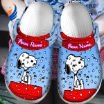 Personalized Cute Snoopy With Snow Rain Clogs For Kids And Adults