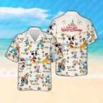 Custom Disney Mickey Hawaiian Shirt: Personalized Name Button Down – Tropical Summer Magical Kingdom Custom Disney Mickey Hawaiian Shirt: Personalized Name Button Down – Tropical Summer Magical Kingdom