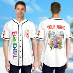Custom Elemental Mickey Head Jersey: Perfect for Cartoon Family Trips Ember Wade and Magic Kingdom Fun!