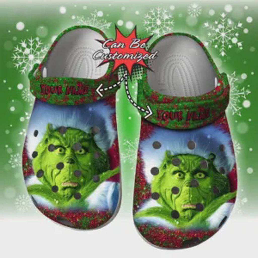 Personalized Funny Grinch Christmas Clogs, Shop Now For The Best Price Personalized Funny Grinch Christmas Clogs, Shop Now For The Best Price