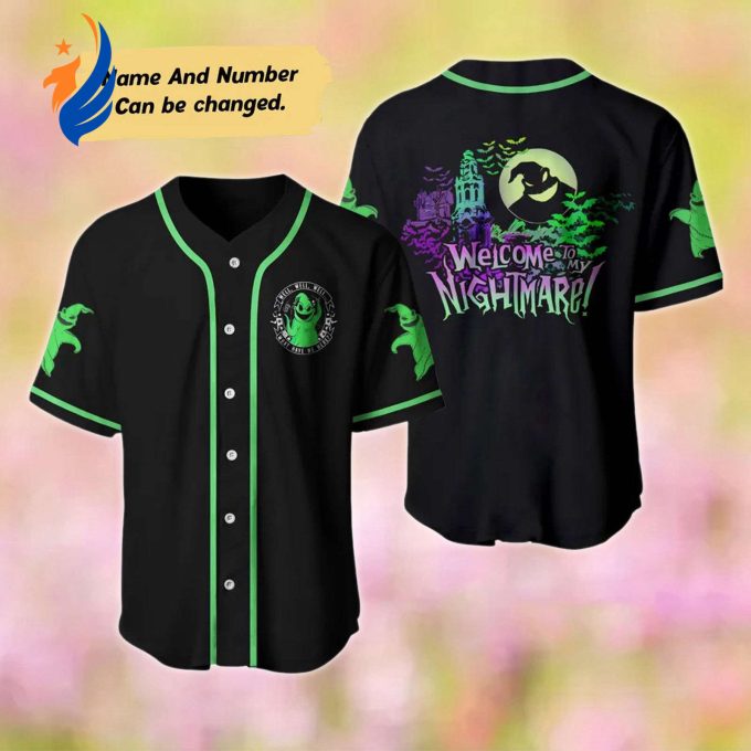Spooktacular Personalized Halloween Oogie Boogie Baseball Jersey – Nightmare Before Christmas Ghost Baseball Shirt & Horror Team Sport Jersey Spooktacular Personalized Halloween Oogie Boogie Baseball Jersey – Nightmare Before Christmas Ghost Baseball Shirt & Horror Team Sport Jersey