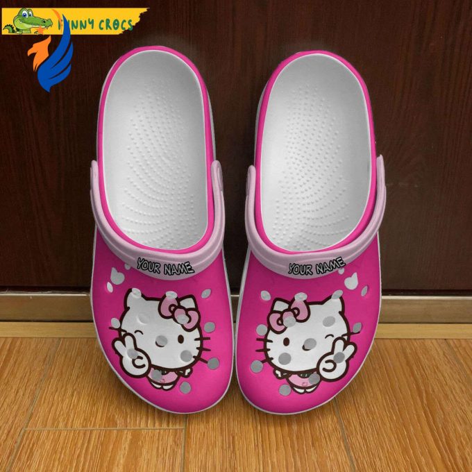 Personalized Hello Kitty PinkClogs-Shoes Personalized Hello Kitty PinkClogs-Shoes