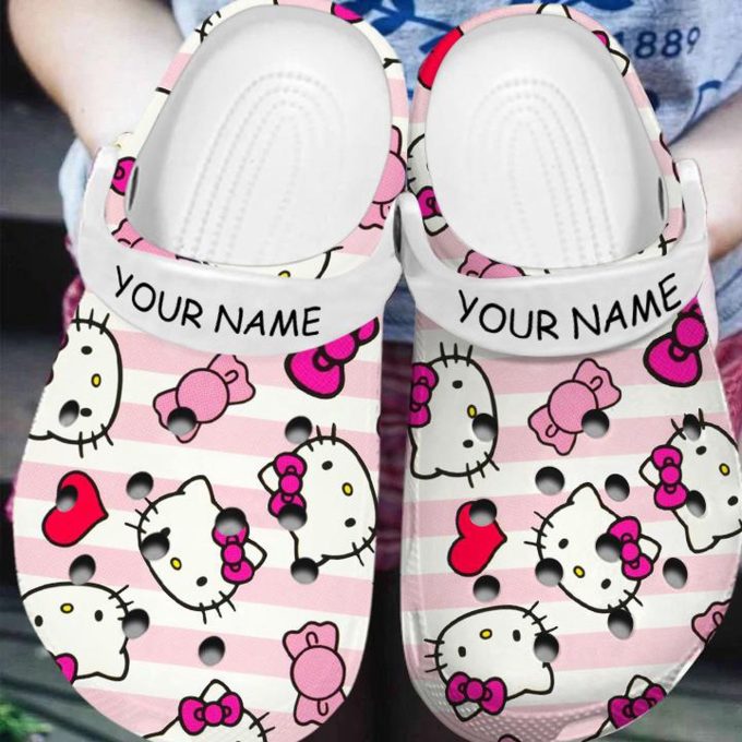 Personalized Lovely Hello Kitty Classic Clogs