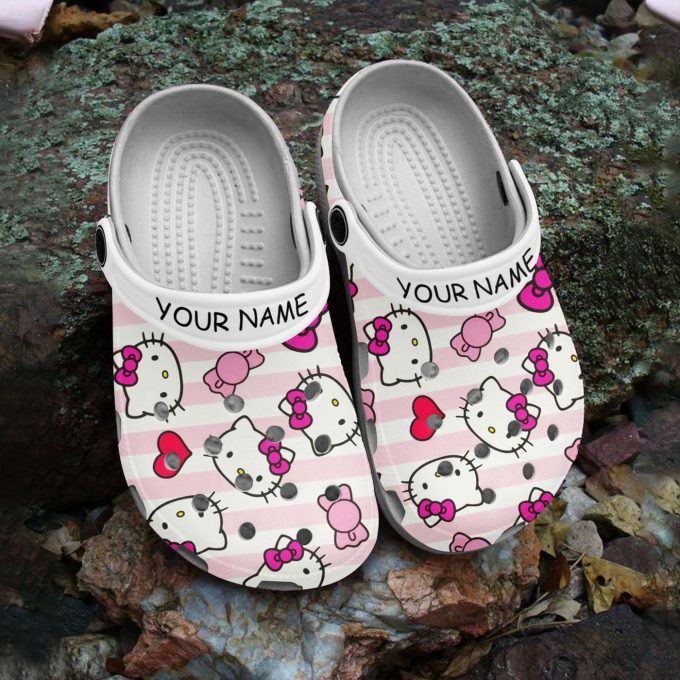 Personalized Lovely Hello Kitty Classic Clogs