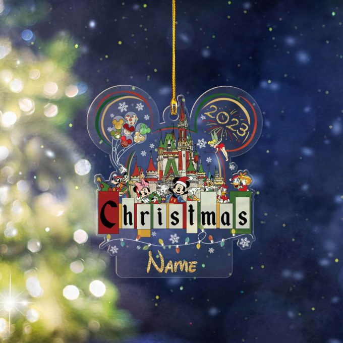 Personalized Mickey And Friends Disney Christmas Ornament