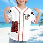 Custom Mickey and Minnie Mouse Baseball Jersey – Cartoon Team Shirt for Magic Kingdom Family Trip Custom Mickey and Minnie Mouse Baseball Jersey – Cartoon Team Shirt for Magic Kingdom Family Trip