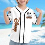 Spooky Personalized Mickey Mouse Halloween Baseball Jersey – Perfect Magic Kingdom Shirt & Gift for Halloween Baseball Team Spooky Personalized Mickey Mouse Halloween Baseball Jersey – Perfect Magic Kingdom Shirt & Gift for Halloween Baseball Team