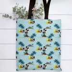 Personalized Mickey Mouse Hawaii Beach Bag – Fun Tote for Summer Vacation – Perfect Gift for Mom & Daughter
