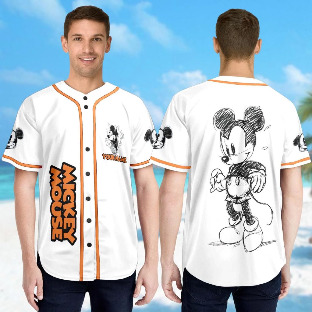 Personalized Mickey Mouse Shirt – Baseball & Basketball Jerseys for Funny Magic Kingdom Family Trips Personalized Mickey Mouse Shirt – Baseball & Basketball Jerseys for Funny Magic Kingdom Family Trips