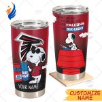 Personalized NFL Atlanta Falcons Tumbler Snoopy BUD LIGHT Beer Lover Stainless Steel Tumbler 20oz 30oz Personalized NFL Atlanta Falcons Tumbler Snoopy BUD LIGHT Beer Lover Stainless Steel Tumbler 20oz 30oz