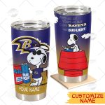 Personalized NFL Baltimore Ravens Tumbler Snoopy BUD LIGHT Beer Lover Stainless Steel Tumbler 20oz 30oz Personalized NFL Baltimore Ravens Tumbler Snoopy BUD LIGHT Beer Lover Stainless Steel Tumbler 20oz 30oz