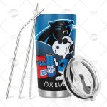 Personalized NFL Carolina Panthers Tumbler Snoopy BUD LIGHT Beer Lover Stainless Steel Tumbler 20oz 30oz Personalized NFL Carolina Panthers Tumbler Snoopy BUD LIGHT Beer Lover Stainless Steel Tumbler 20oz 30oz