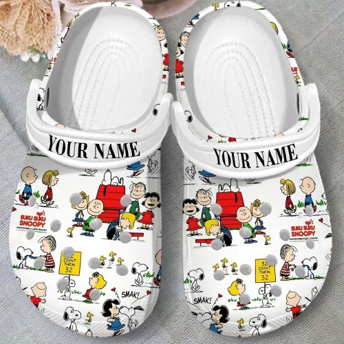 Personalized Peanut Snoopy Classic Cartoon Clogs For Kids And Adults Personalized Peanut Snoopy Classic Cartoon Clogs For Kids And Adults
