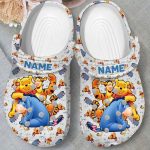 Personalized Winnie The Pooh & Cute Friends Cartoon Clogs Personalized Winnie The Pooh & Cute Friends Cartoon Clogs