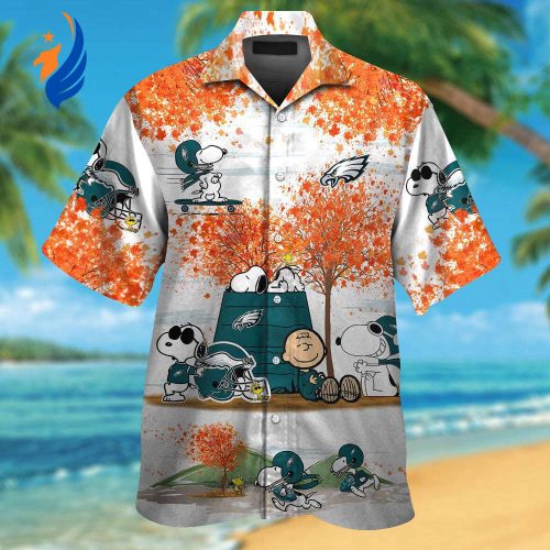 Show your team spirit with the Philadelphia Eagles & Snoopy Hawaiian Shirt – Perfect for game days and beach getaways! Show your team spirit with the Philadelphia Eagles & Snoopy Hawaiian Shirt – Perfect for game days and beach getaways!