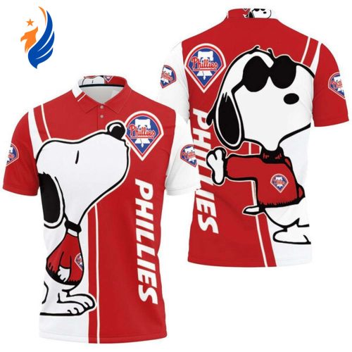 Dallas Cowboys Chairlie Snoopy Woodstock 3D Gift for Fans Polo Shirt Philadelphia Phillies Snoopy Polo Shirt