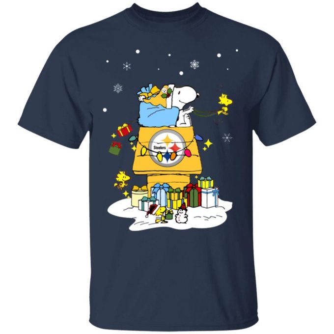 Pittsburgh Steelers Santa Snoopy Shirt: Wish You A Merry Christmas Limited Edition NFL Holiday Apparel Pittsburgh Steelers Santa Snoopy Shirt: Wish You A Merry Christmas Limited Edition NFL Holiday Apparel