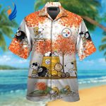 Pittsburgh Steelers & Snoopy Hawaiian Shirt: Show Your Team Spirit with this Fun and Stylish NFL Collaboration!