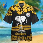 Pittsburgh Steelers & Snoopy Hawaiian Shirt #2: Perfect NFL Fan Apparel for Summer Fun! Pittsburgh Steelers & Snoopy Hawaiian Shirt #2: Perfect NFL Fan Apparel for Summer Fun!