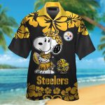 Stylish Pittsburgh Steelers & Snoopy Hawaiian Shirt #3 – Perfect for NFL Fans