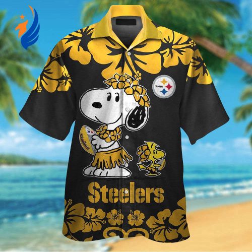 Stylish Pittsburgh Steelers & Snoopy Hawaiian Shirt #3 – Perfect for NFL Fans Stylish Pittsburgh Steelers & Snoopy Hawaiian Shirt #3 – Perfect for NFL Fans
