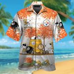 Pittsburgh Steelers & Snoopy Hawaiian Shirt: Show Your Team Spirit with this Fun and Stylish NFL Collaboration!