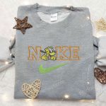 Pluto x Nike Embroidered Sweatshirt Mickey Mouse Disney Shirt Nike Inspired Embroidery Pluto x Nike Embroidered Sweatshirt Mickey Mouse Disney Shirt Nike Inspired Embroidery