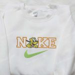 Pluto x Nike Embroidered Sweatshirt Mickey Mouse Disney Shirt Nike Inspired Embroidery Pluto x Nike Embroidered Sweatshirt Mickey Mouse Disney Shirt Nike Inspired Embroidery