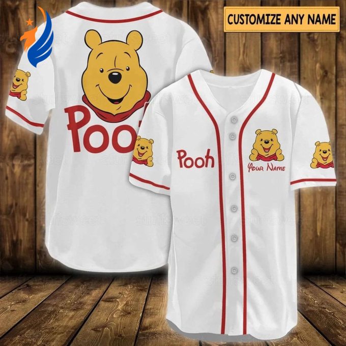 Personalized Pooh Baseball Jersey – Customize Your PA1 Jersey for Unmatched Style and Comfort Personalized Pooh Baseball Jersey – Customize Your PA1 Jersey for Unmatched Style and Comfort