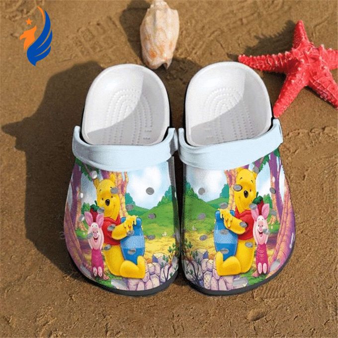 Pooh Winnie-The-Pooh CuteClogs-Shoes Clogsband Clog Comfortable Water Shoes