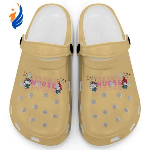 Pretty Nurse Hello Kitty And My Melody Butter Clogs For Kids And Adults Fast Shipping