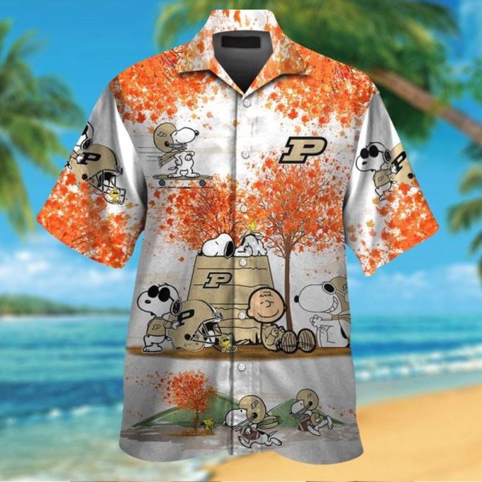 Purdue Boilermakers & Snoopy Hawaiian Shirt #3: Stylish and Comfortable College Fan Apparel