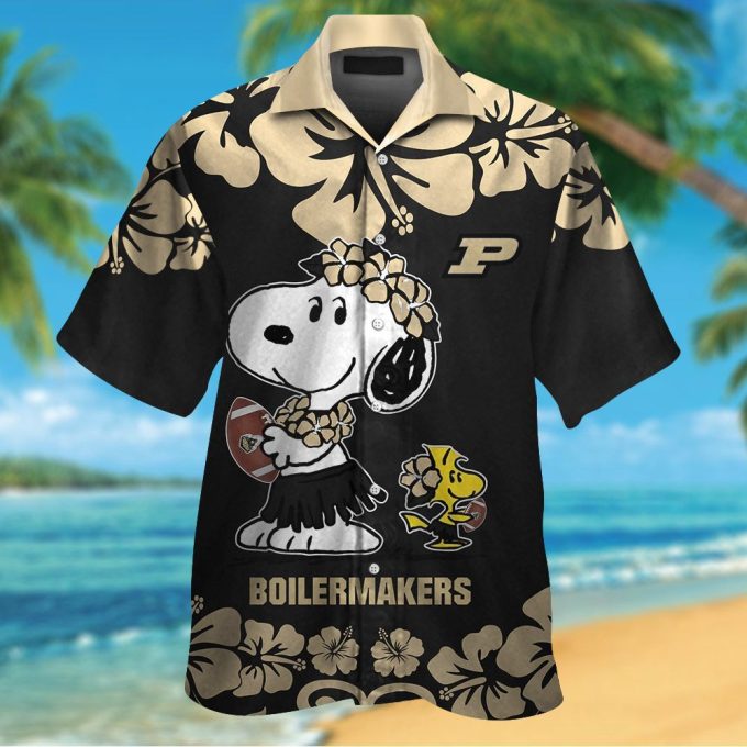Shop Purdue Boilermakers & Snoopy Hawaiian Shirt – Officially Licensed College Apparel