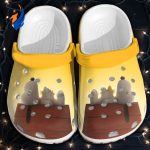 Relaxing Time Snoopy And Woodstock Cartoon Clogs