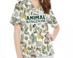 Disneyland Family Summer Trip: Retro Mickey & Friends Animal Kingdom Hawaiian Shirt Safari Mode Hawaii Shirts Magic Kingdom Park