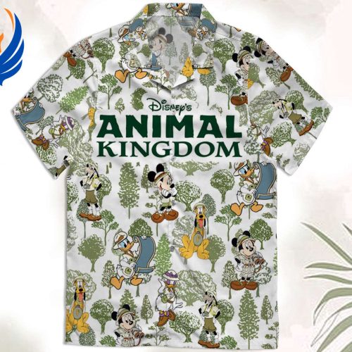 Disneyland Family Summer Trip: Retro Mickey & Friends Animal Kingdom Hawaiian Shirt Safari Mode Hawaii Shirts Magic Kingdom Park