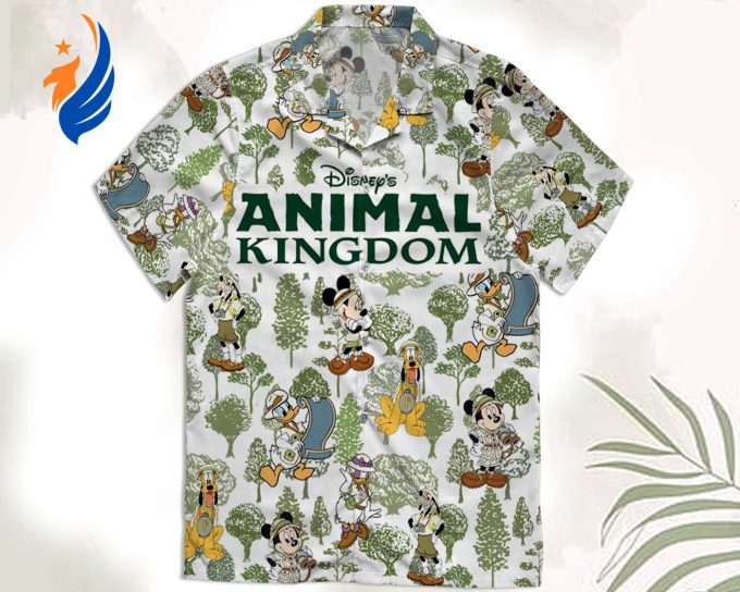 Disneyland Family Summer Trip: Retro Mickey & Friends Animal Kingdom Hawaiian Shirt Safari Mode Hawaii Shirts Magic Kingdom Park