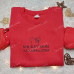 Retro Mickey Mom Embroidered Shirt: Disney Characters Mother s Day Gift Ideas Retro Mickey Mom Embroidered Shirt: Disney Characters Mother s Day Gift Ideas