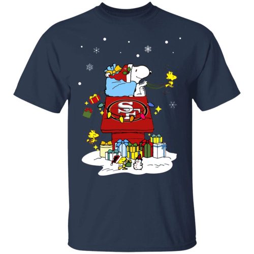 Santa Snoopy Wish You A Merry Christmas Shirt – San Francisco 49ers Gift Santa Snoopy Wish You A Merry Christmas Shirt – San Francisco 49ers Gift