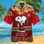 Stylish San Francisco 49ers & Snoopy Hawaiian Shirt #2 – Perfect for Fans & Beach Lovers!